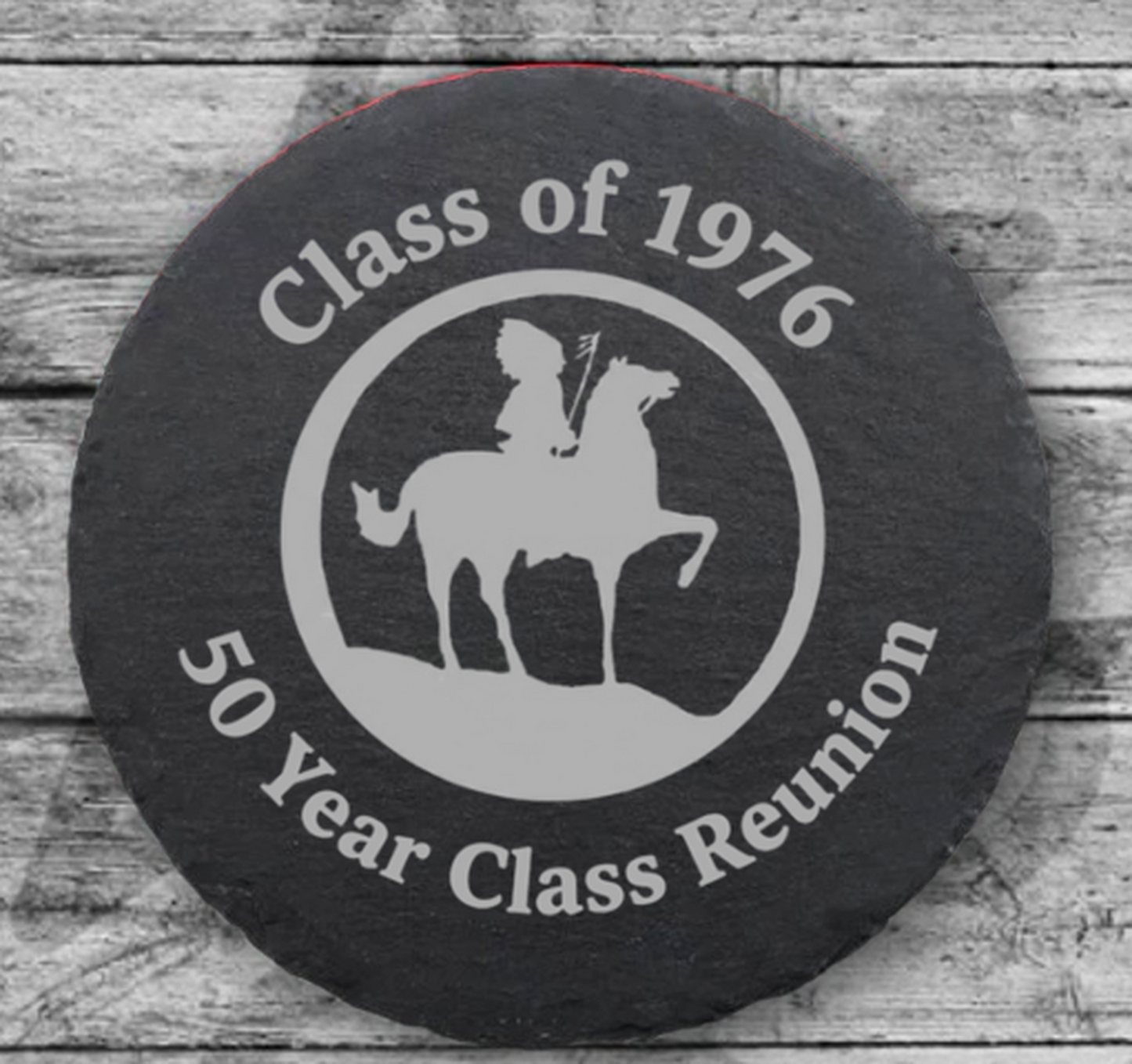 La Crosse Central Slate 4 Coaster Set