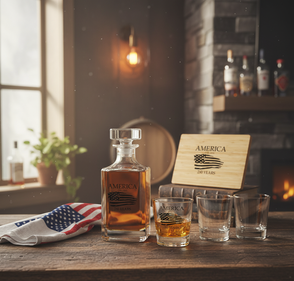 America's 250th Commemorative Spirits Decanter
