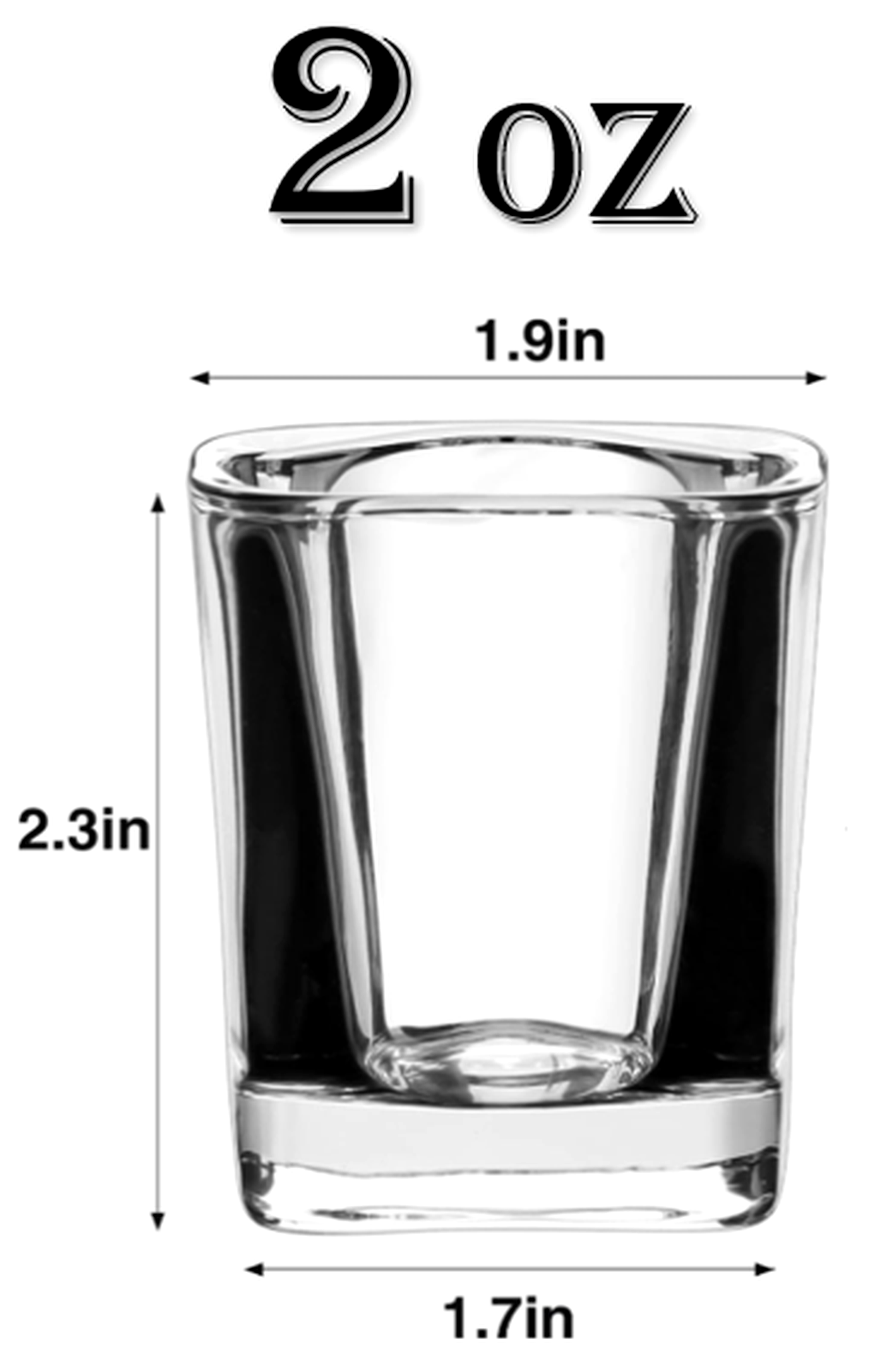 The Ringo Six Shooters Shot Glass Set