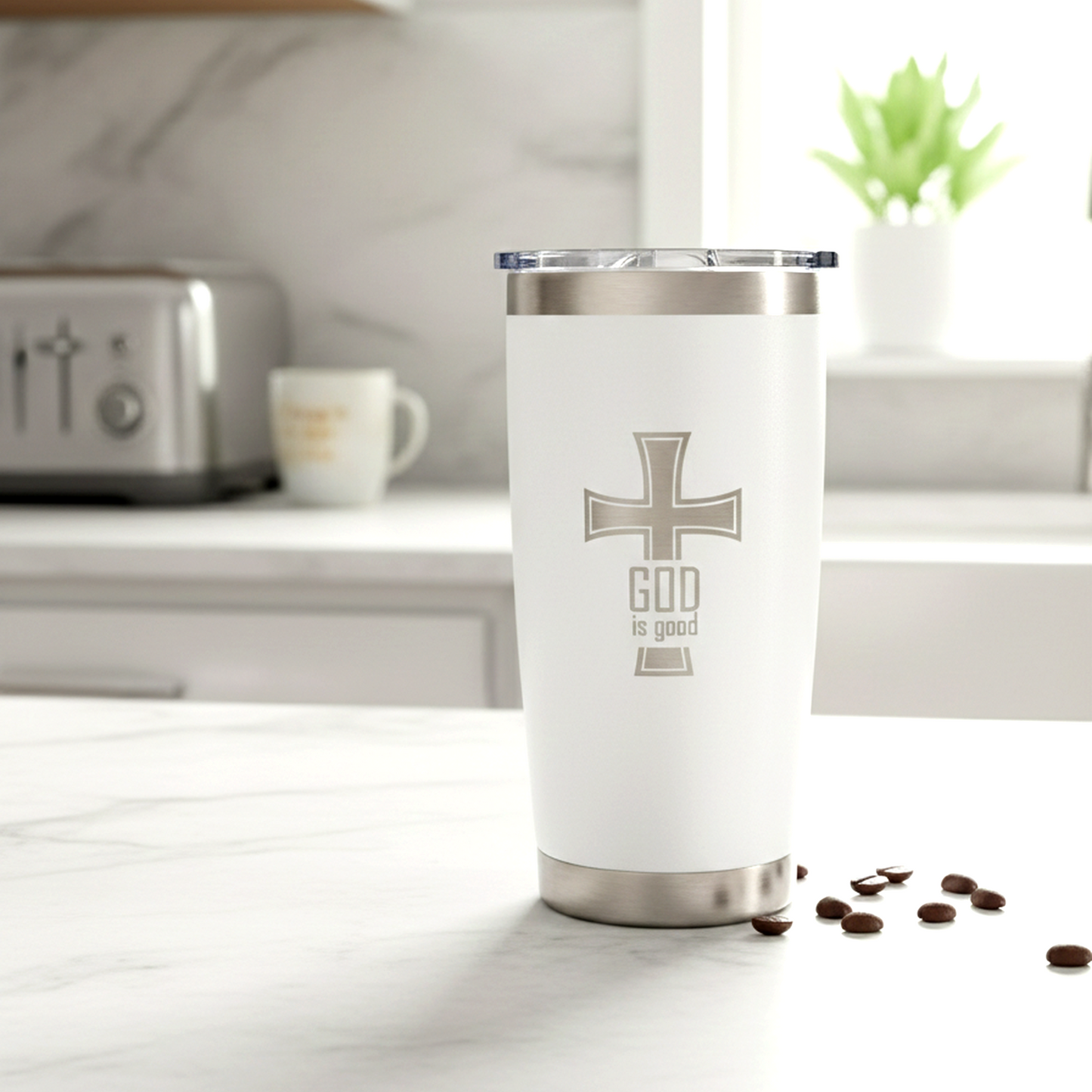 God is Good 20 oz Engraved Tumbler