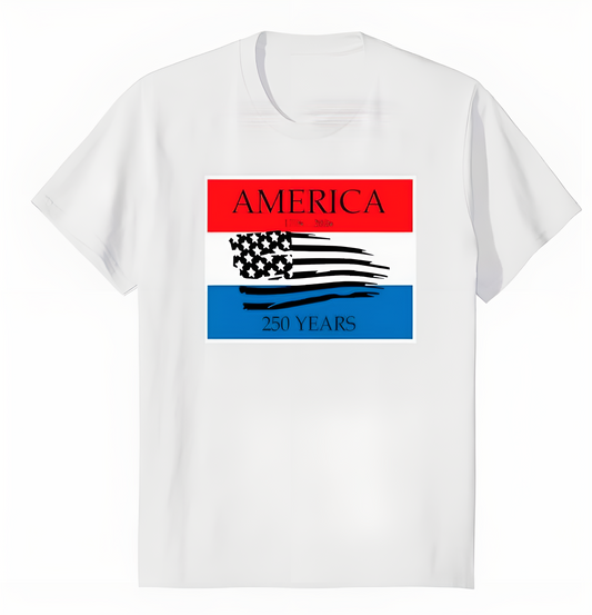 America 250th Anniversary White Men's T Shirt