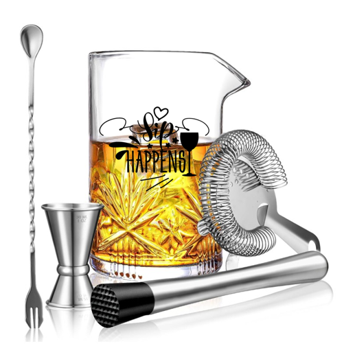 Sip Happens 5-Piece Bartender Cocktail Kit