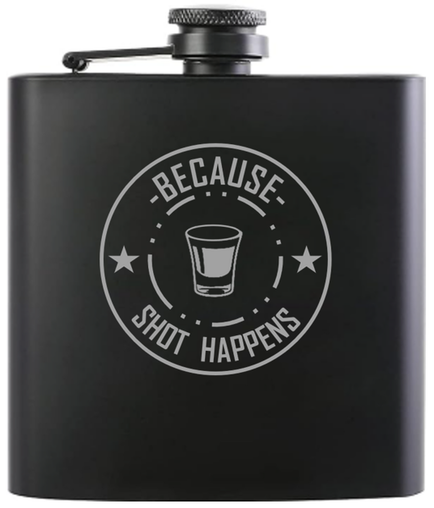 Shot Happens Hip Flasks