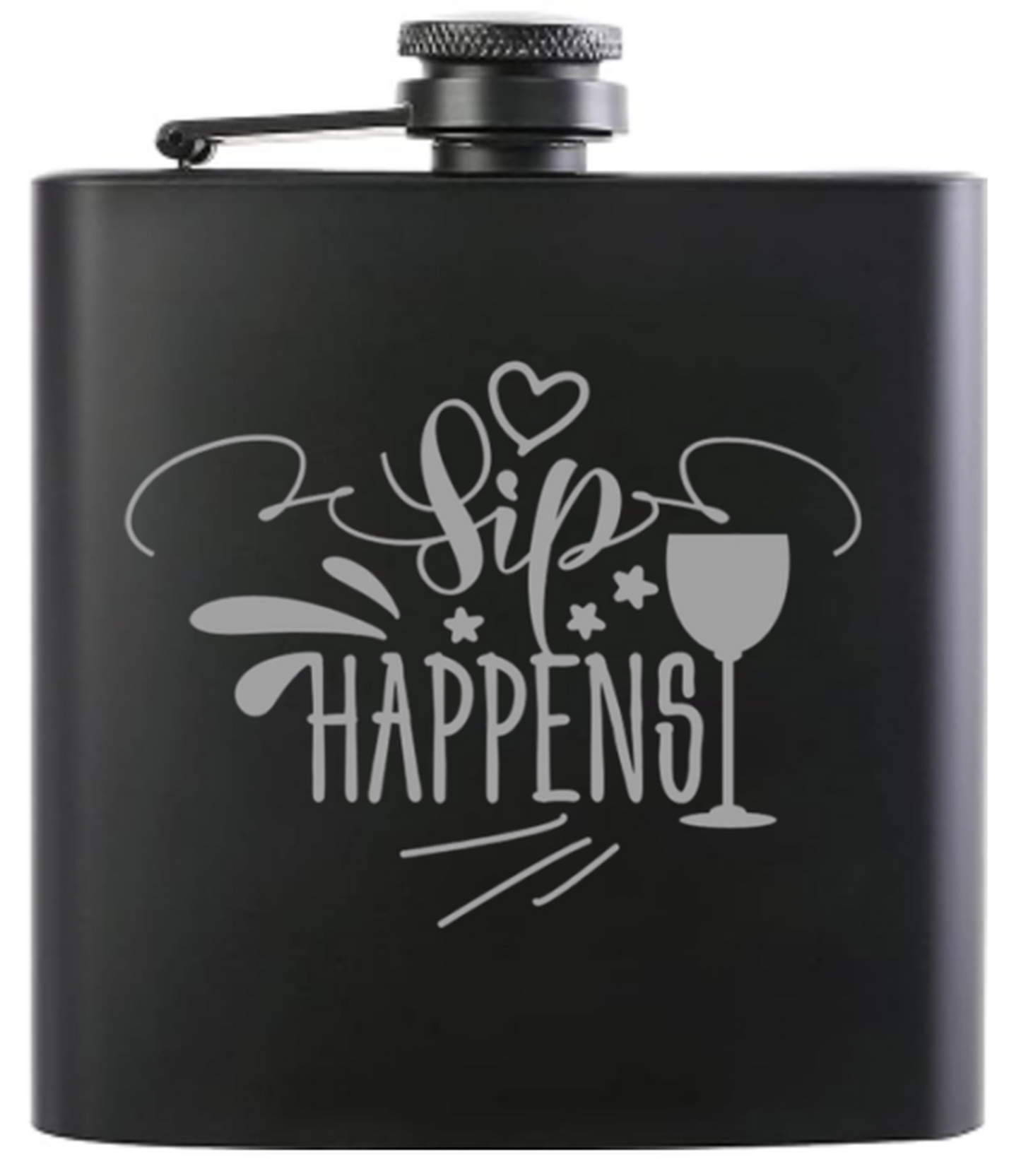 Sip Happens Hip Flasks