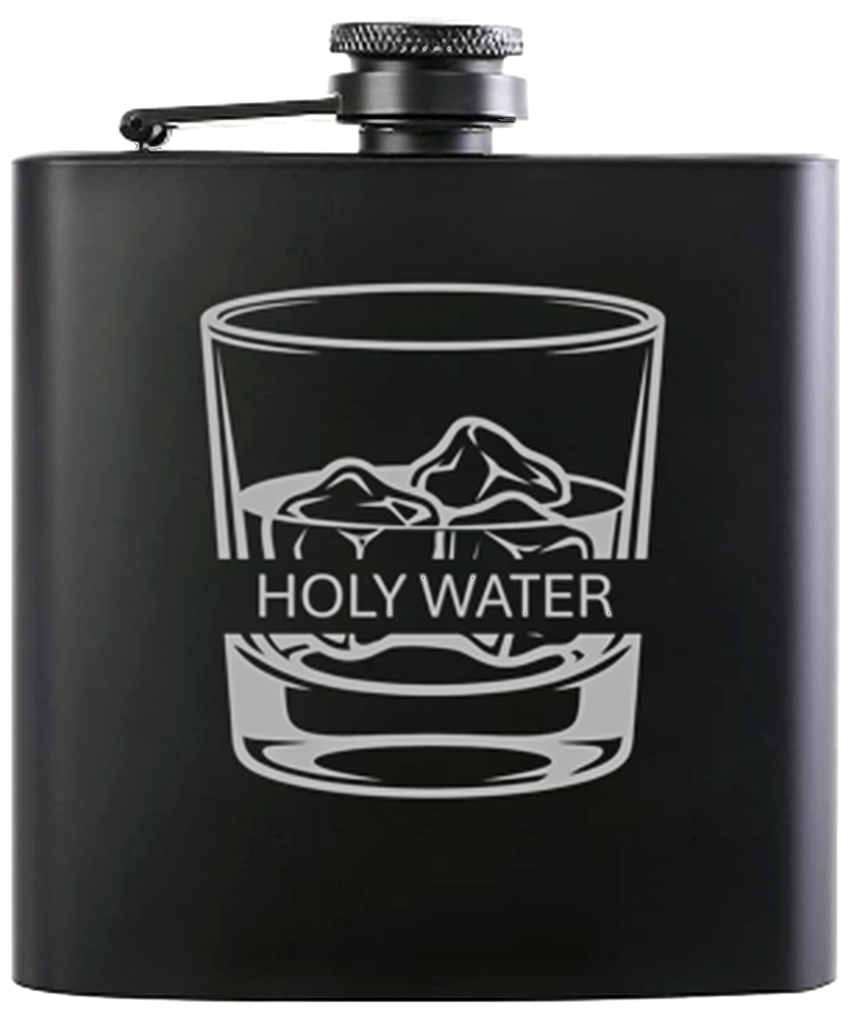 Saints and Sinners Hip Flasks