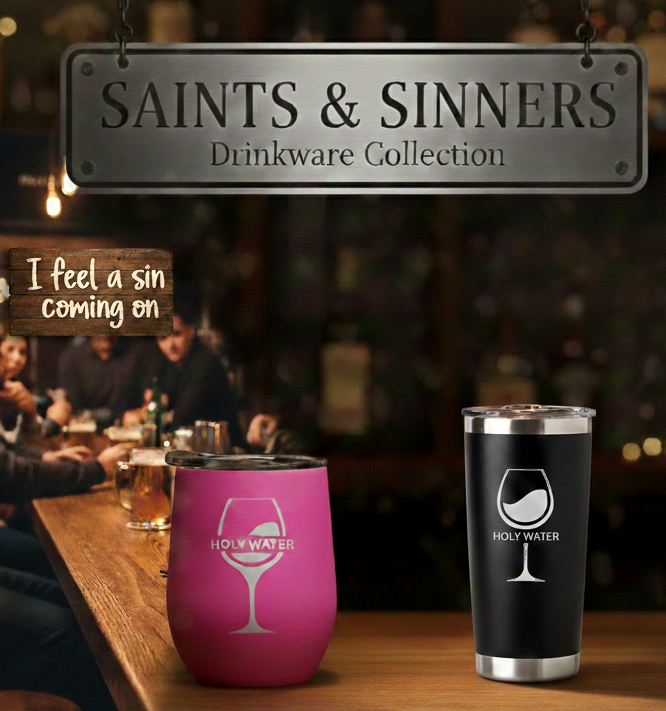 Holy Water Engraved Tumblers