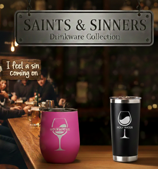 Holy Water Engraved Tumblers