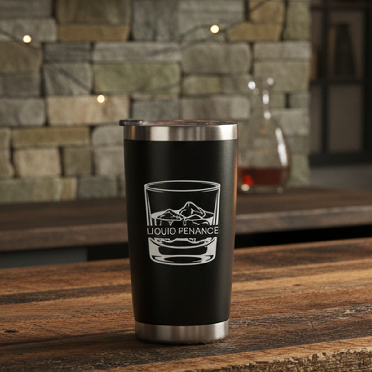 Liquid Penance 20 oz Engraved Tumbler
