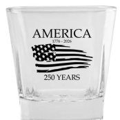 America's 250th Commemorative Rocks Glasses